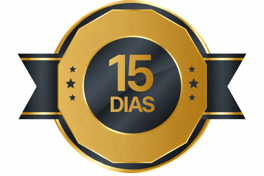 Selo de garantia de 15 dias